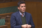  Huw asks a question to the Minister of State for the Department of Health on the NHS Winter Crisis